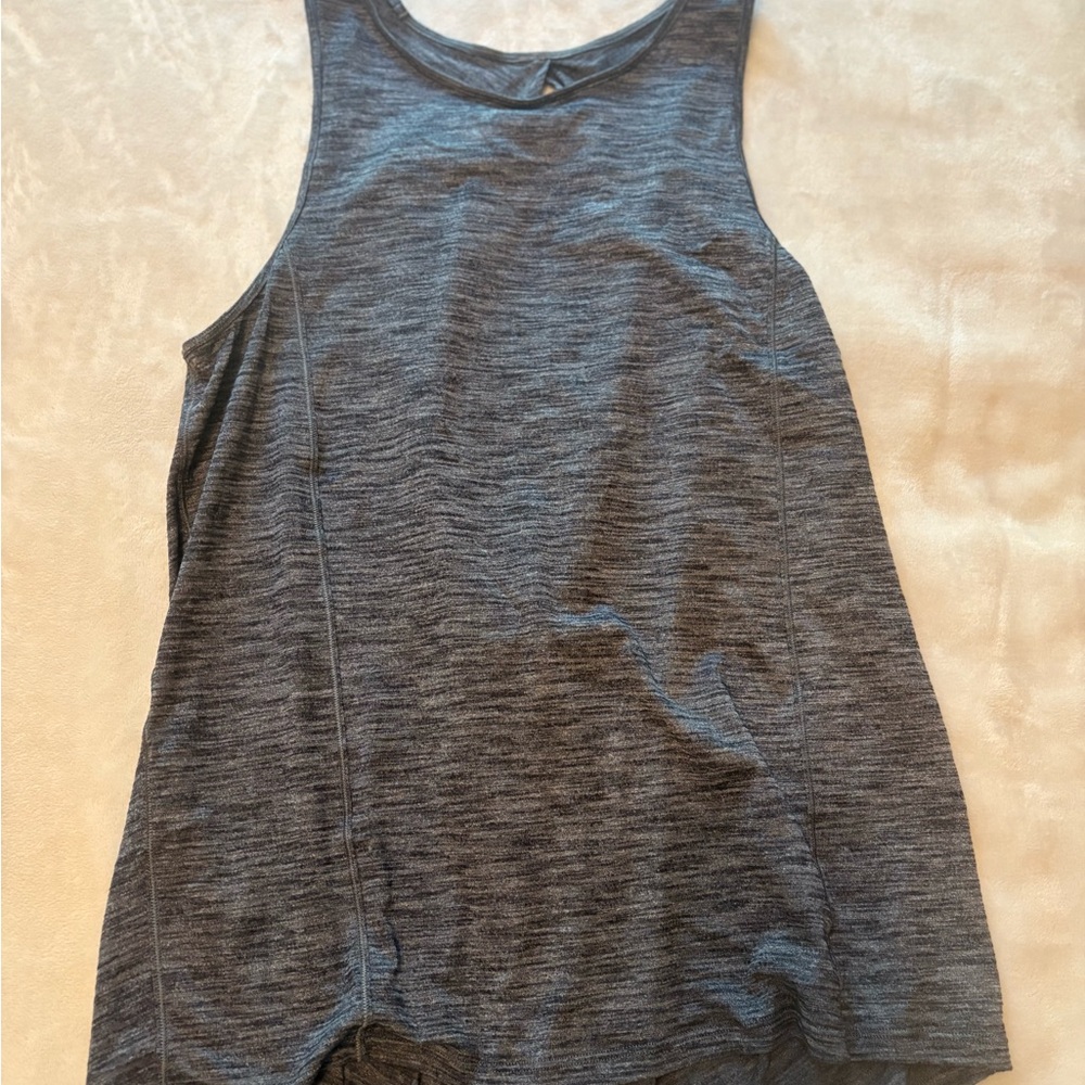 Gray lululemon high neck top